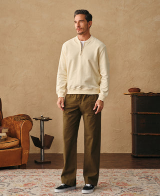 overview of Track Quarter-Zip Baseball Sweatshirt