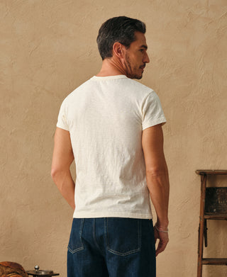 Overview of Vintage Slub Cotton Cap Sleeve T-Shirt