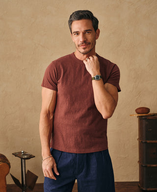 Overview of Vintage Slub Cotton Cap Sleeve T-Shirt