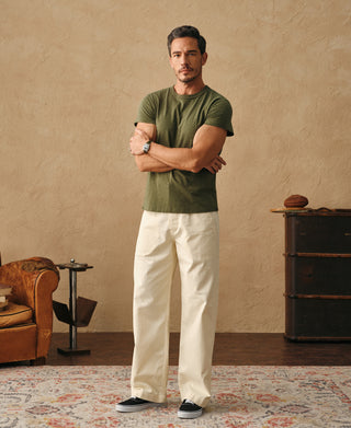 Overview of Vintage Slub Cotton Cap Sleeve T-Shirt