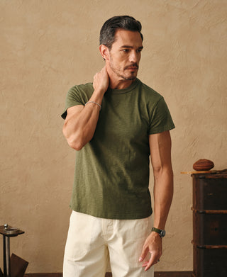 Overview of Vintage Slub Cotton Cap Sleeve T-Shirt