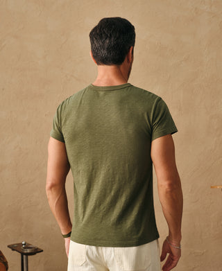 Overview of Vintage Slub Cotton Cap Sleeve T-Shirt