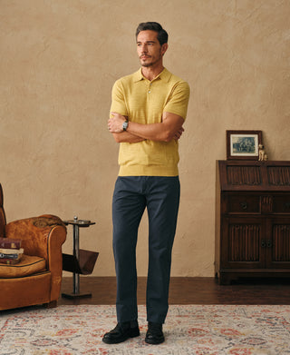 overview of Vintage Washed Tapered 5-Pocket Pants