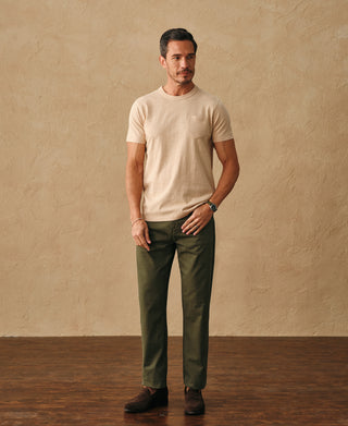 overview of Vintage Washed Tapered 5-Pocket Pants