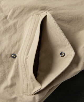 pocket button of M-65 Salt Shrinkage Poplin Short Parka