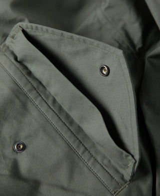 pocket button of M-65 Water Repellent Poplin Short Parka