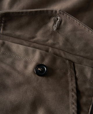 pocket detail of A-2 Moleskin Bomber Jacket