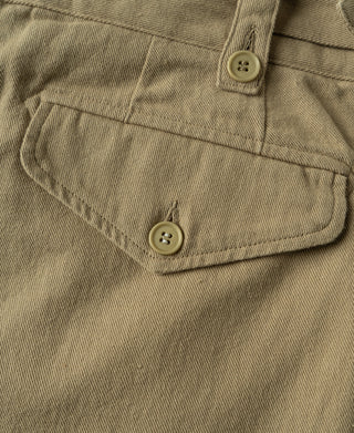 Pocket Detail of British Army Cotton-Linen Gurkha Shorts