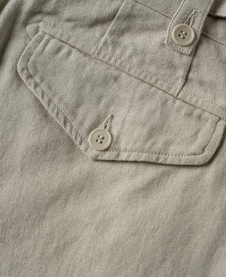 Pocket Detail of British Army Cotton-Linen Gurkha Shorts