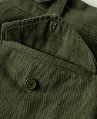 Pocket Detail of British Army Cotton-Linen Gurkha Shorts