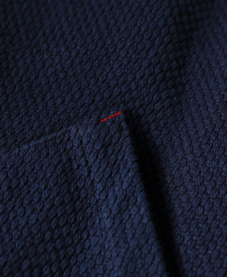 pocket detail of Indigo Sashiko Kendo Jacket