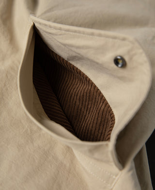 pocket detail of M-65 Salt Shrinkage Poplin Short Parka