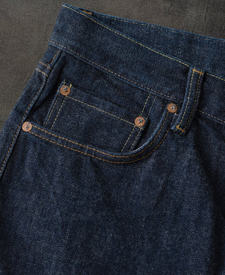 pockets of 1954 Zip-Fly Tapered Selvedge Denim Jeans