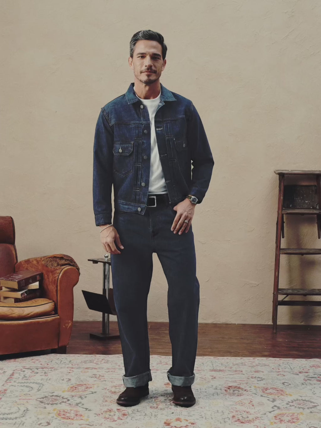 video of 1950s Type 2 Selvedge Denim Jacket