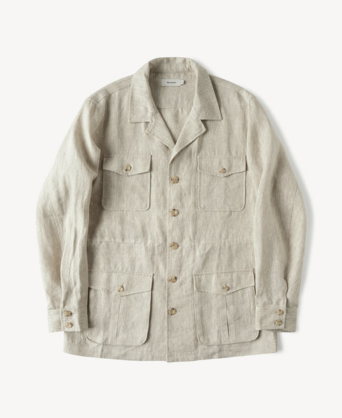 Men's Lightweight Linen Safari Jacket | Time Catcher – Time