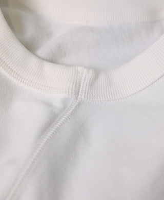 reinforced shoulder of Loopwheel Long Sleeve Cotton T-Shirt