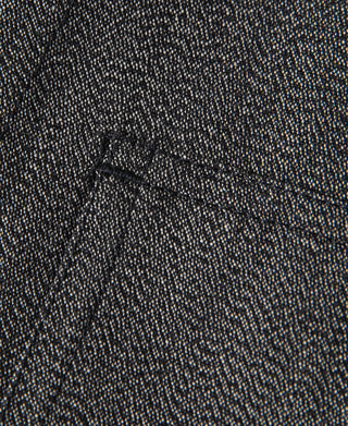 reinforced stitching detail of Black Chambray Work Jacket