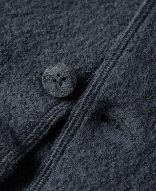 resin button of Wool Felted Chore Coat