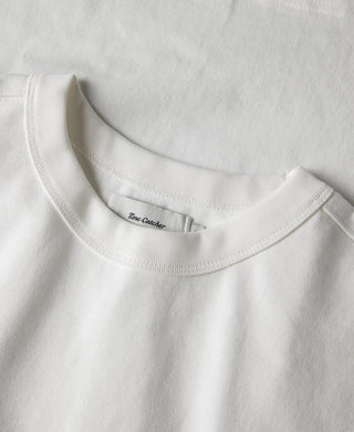 ribbed collar of 1900s Heavyweight Cotton Jersey Boxy T-Shirt