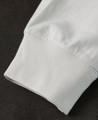 ribbed cuff of Classic Fit Jersey Tubular Rugby Shirt