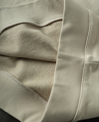 ribbed hem of Heavyweight Quarter-Zip Collar Sweatshirt