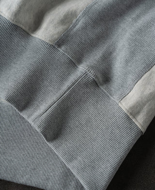 ribbed hem of Reverse Weave Double-V Sweatshirt