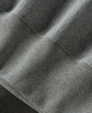 ribbed hem of Reverse Weave Double-V Sweatshirt