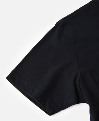 short sleeve of Classic Fit V-Neck Tubular Cotton T-Shirt