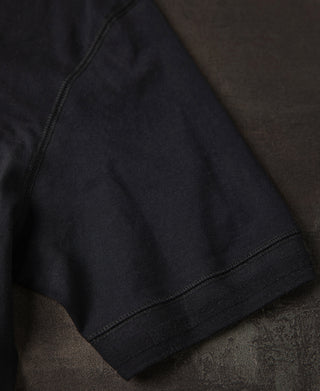 short sleeve of Heavyweight Cotton Tubular Short-Sleeve Henley Shirt