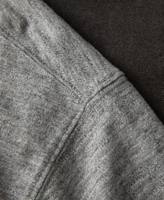 shoulder detail of 1900s Slub Cotton Jersey Boxy T-Shirt