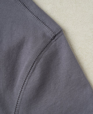 Shoulder Detail of 1950s V-Gusset Cotton T-Shirt