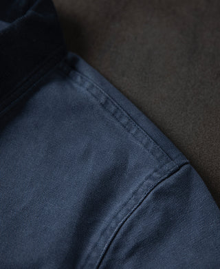 shoulder detail of French Worker Chore Jacket