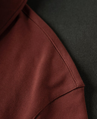 shoulder detail of Heavyweight Quarter-Zip Collar Sweatshirt