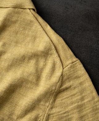 shoulder detail of Lightweight Slub Cotton Knit Polo