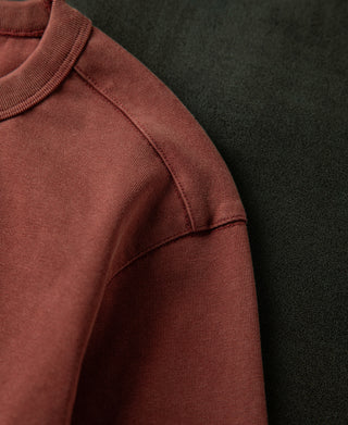 shoulder detail of Retro Washed Long-Sleeve T-Shirt
