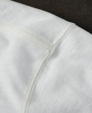 shoulder stitching of Classic Fit Loopwheel Slub Cotton T-Shirt