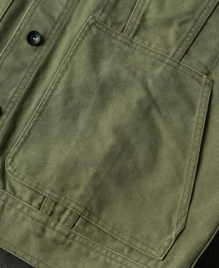 side slant pocket of Utility Canvas Field Cruiser Jacket