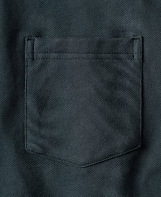 single chest pocket of Heavyweight Quarter-Zip Collar Sweatshirt