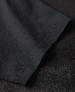 sleeve detail of 1900s Heavyweight Cotton Jersey Boxy T-Shirt