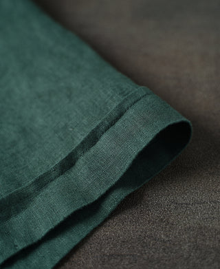 sleeve detail of 1950s Italian Collar Linen Short Sleeve Shirt