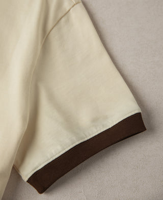 Sleeve Detail of Heavyweight Cotton T.C. Ringer T-Shirt