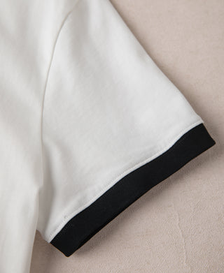 Sleeve Detail of Heavyweight Cotton T.C. Ringer T-Shirt