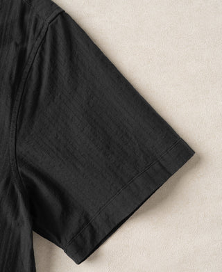 Sleeve Detail of Italian Collar Salt-Shrunk Shirt