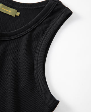 Sleeve Detail of Modal Blend Tank Top