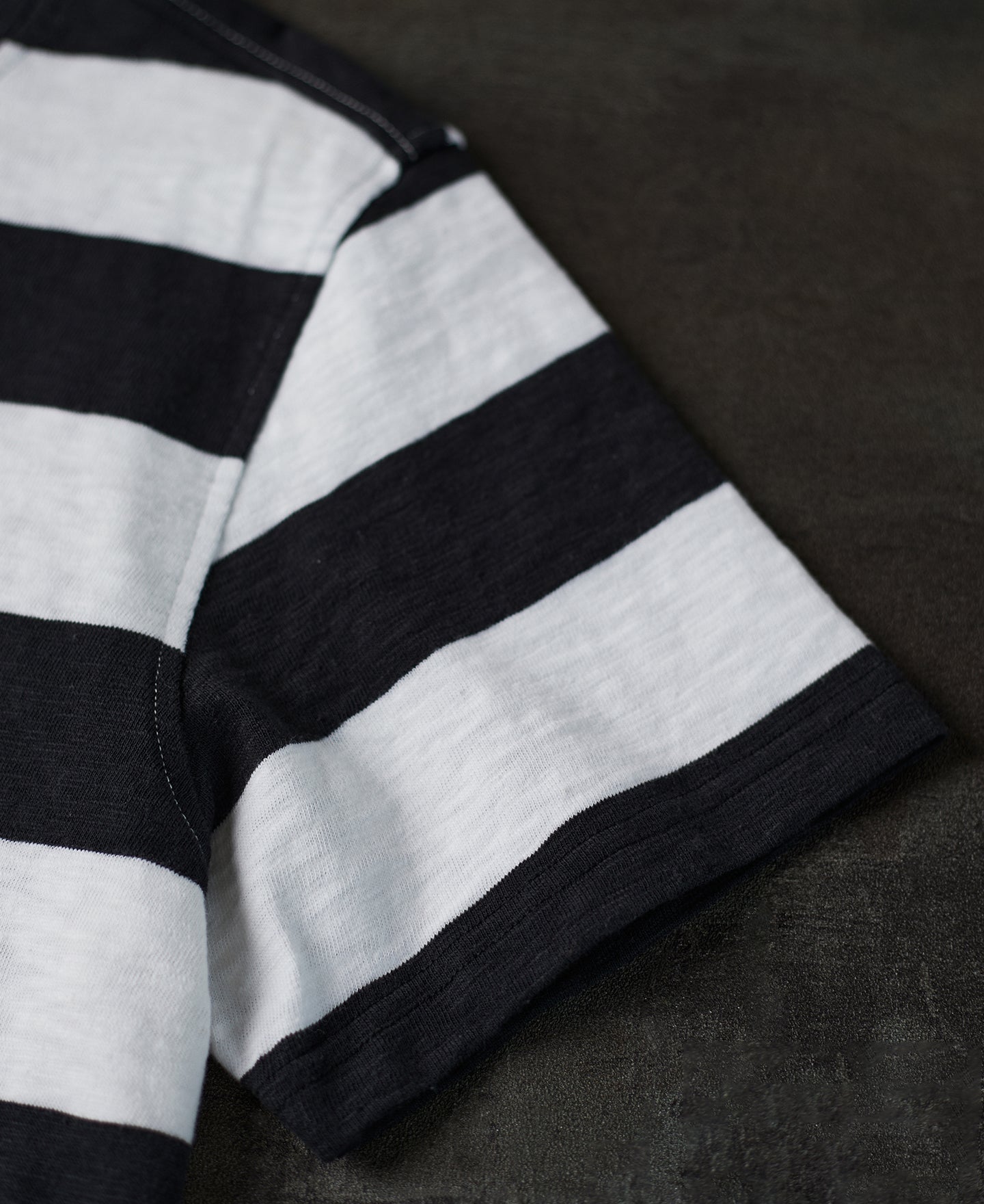 black dress shirt with white stripes Men's White Collar & French Cuff Double Stripe Dress Shirt in Black 19 36/37 / Black