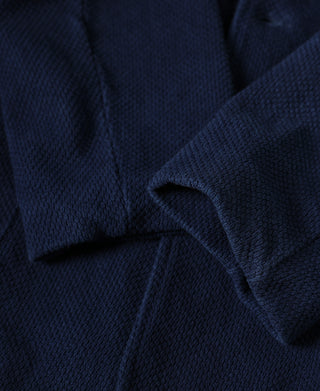 sleeves detail of French Indigo-Dyed Sashiko Work Jacket