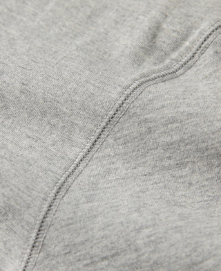 stitching detail of Heavyweight Cotton Tubular Short-Sleeve Henley Shirt