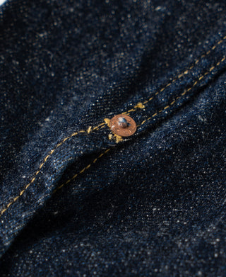 type 1 vintage classic denim jacket with the rivet-reinforcement construction.