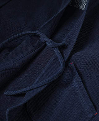 tie string of Indigo Sashiko Kendo Jacket
