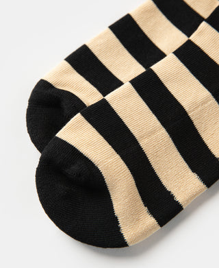 toe of Retro Striped Cotton Socks